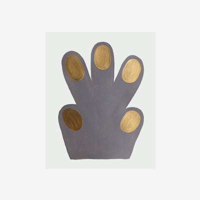 can family- hand paw- håndmalet- mouse grey